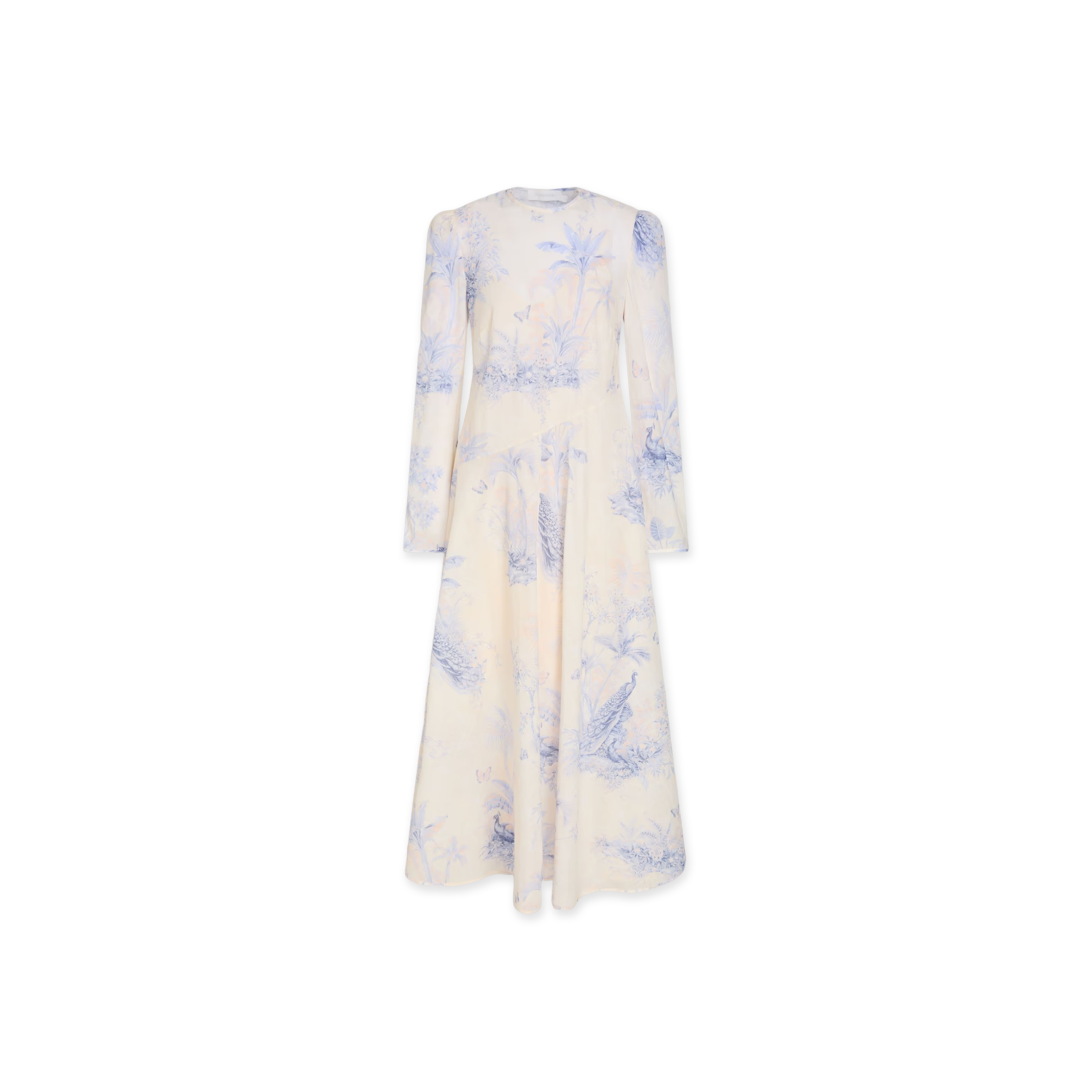 ZIMMERMANN FLORAL-PRINT COTTON MIDI DRESS 9332DSS243